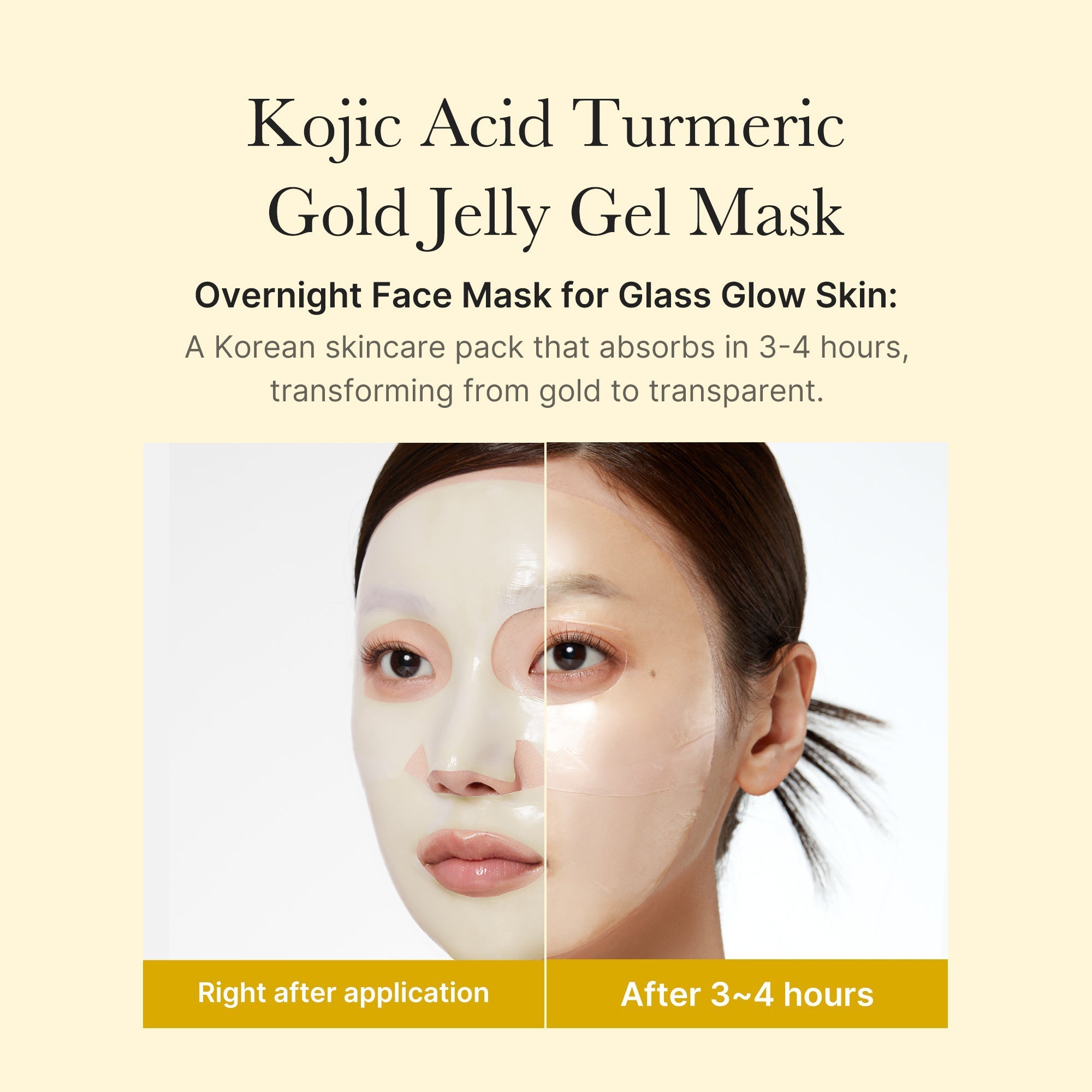 (OFFERT) Kojic Acid Turmeric Gold Jelly Gel Mask