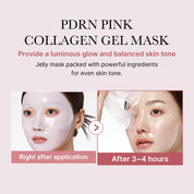 (OFFERT) Salmon PDRN Pink Collagen Jelly Gel Mask