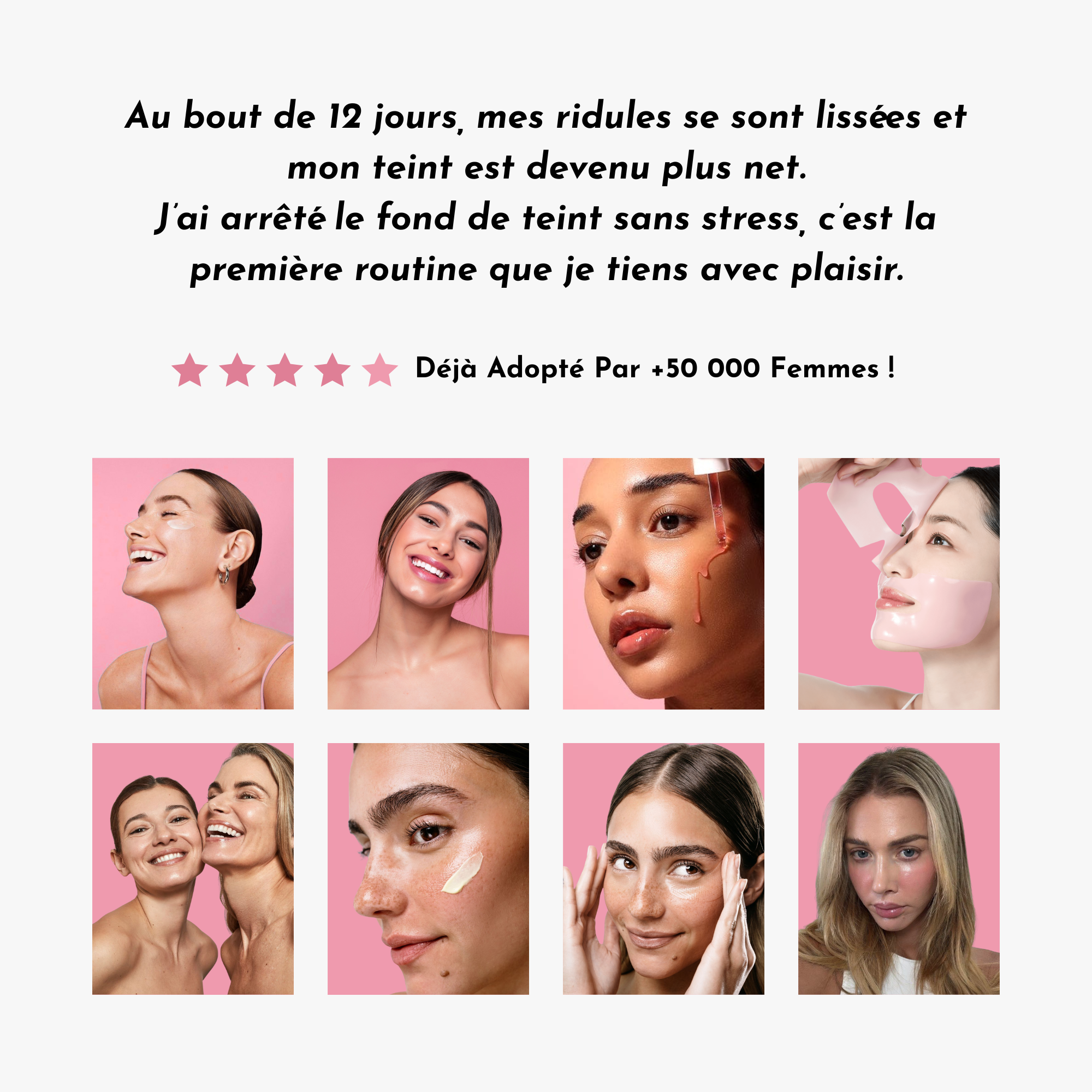 Routine Coréenne 5-en-1 Anti-Âge au Triple Collagène